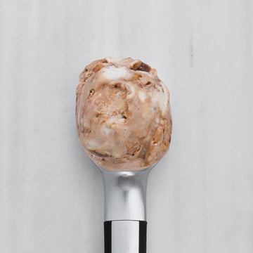 Rich butterscotch ice cream sundae