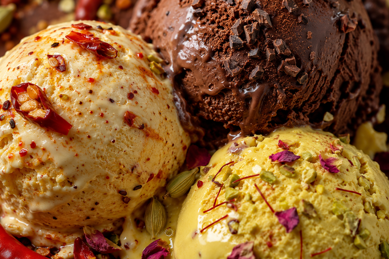 Dairy-free sorbet, made in small batches