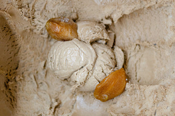 Chikoo sapote ice cream, an Indian-inspired tropical flavor