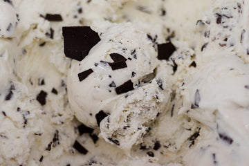 Chocolate chip ice cream with real chocolate pieces