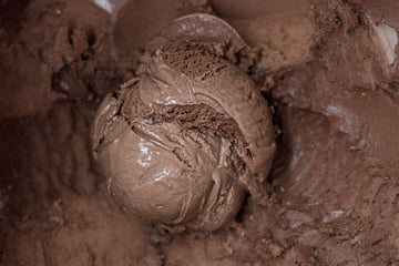 Rich chocolate ice cream