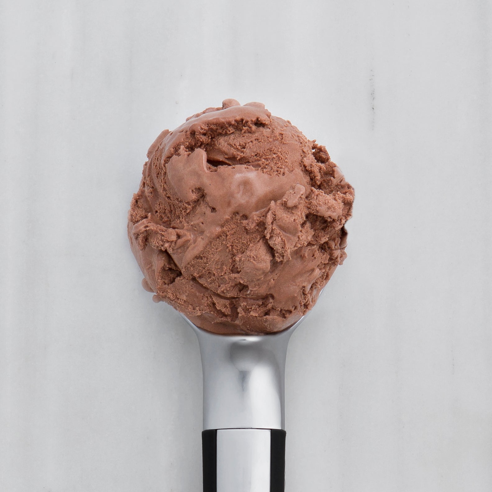 Chocolate ice cream scoop 