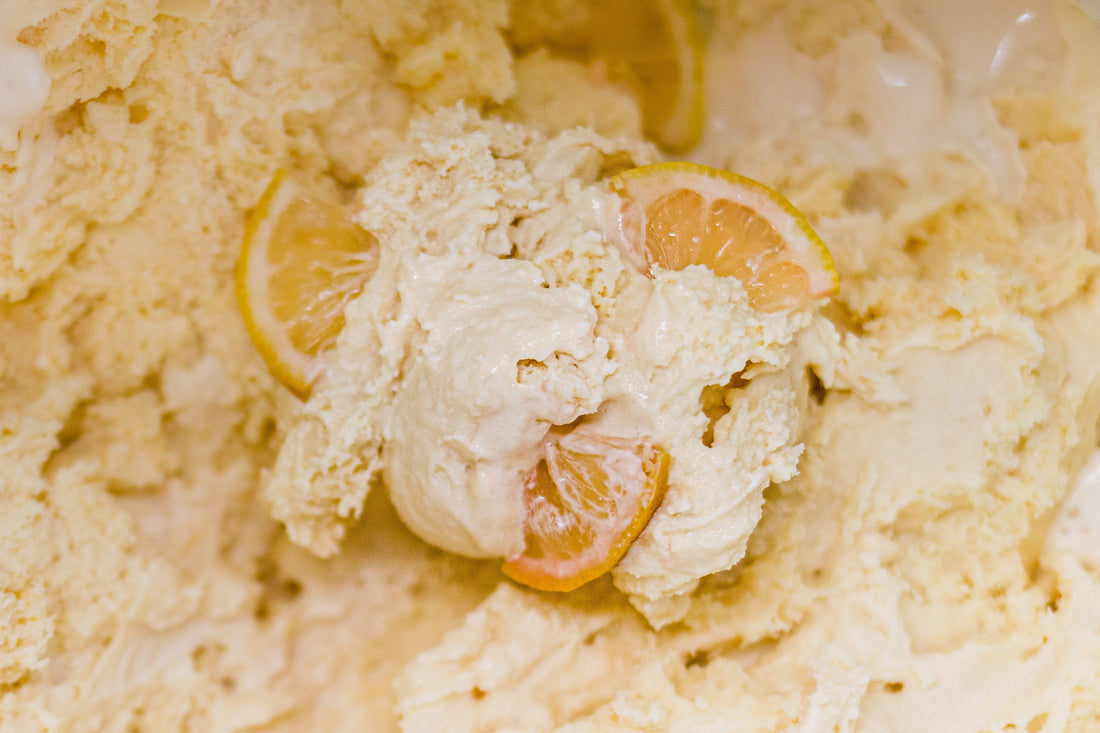 Lemon custard ice cream with a smooth citrus finish