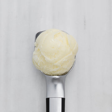 Refreshing lemon sorbet