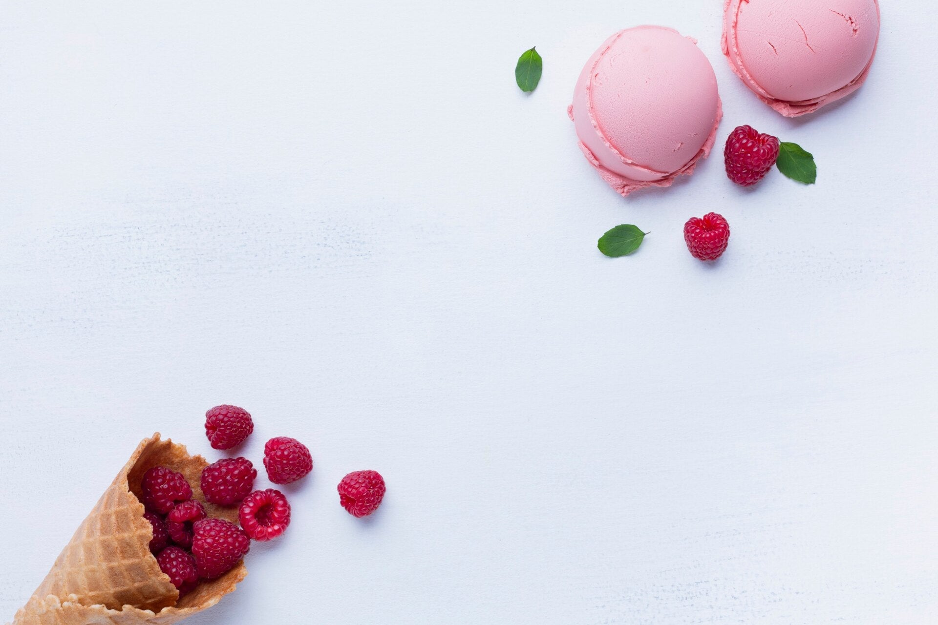 Raspberries and fresh berries used in Milwaukee Joe's ice cream