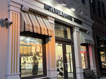 Milwaukee Joe's ice cream shop storefront in Southlake, Texas